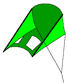 [Basic sled kite]